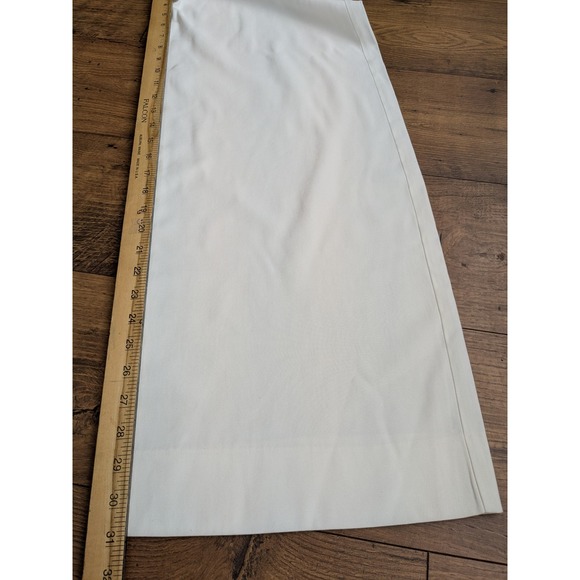 NWOT NONCHALANT LABEL Fabi Wide Leg Pleated Trousers White High Rise Pants 26x31 - Picture 11 of 16